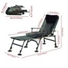 PAGED Outdoor Camping Chair,Portable Folding Camping Lounge Chair with Adjustable Backrest for Outdoor Travel Lawn Backyard - 3 of 4