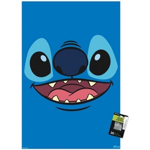 Trends International Disney Lilo and Stitch - Giant Face Smile Unframed Wall Poster Prints - 1 of 4