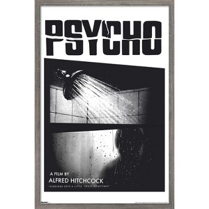 Trends International Alfred Hitchcock - Psycho (1960) Framed Wall Poster Prints - 1 of 4