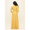 WEST K Women's Grace Faux-Wrap Maxi Dress with Tie Waist - 3 of 4