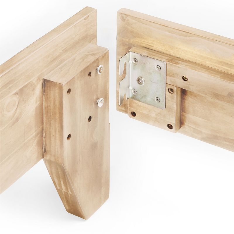 eLuxury Wooden Platform Bed Frame, 3 of 11