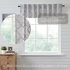 Frayed Lattice Creme & Black Valance 16x72 - 4 of 4
