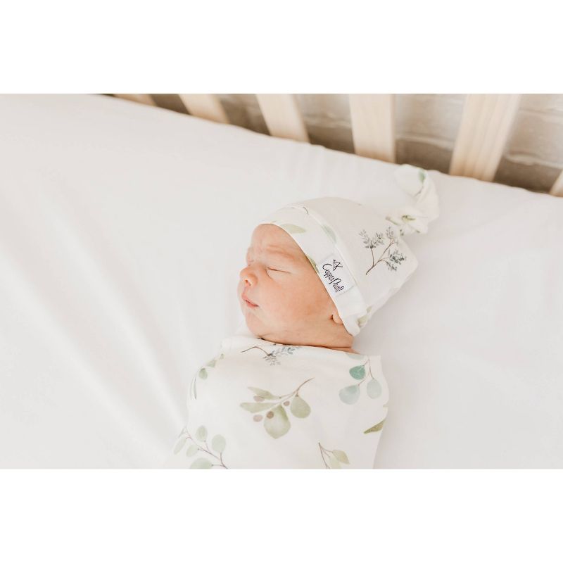 Copper Pearl Bloom Knit Swaddle Blanket, 5 of 8