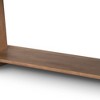 HomeRoots 67" Brown Solid Wood Solid Console Table With Shelf - 4 of 4