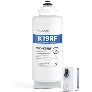 Waterdrop WD-K19RF Filter, Replacement for WD-K19-S and WD-K19-H Countertop Reverse Osmosis System, 12-month Lifetime - 1 of 4