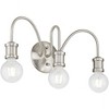Livex Lighting Lansdale 3 - Light Vanity in  Brushed Nickel - 2 of 4