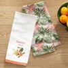 The Lakeside Collection Set of 2 Embroidered Tropical Kitchen Towels - 4 of 4