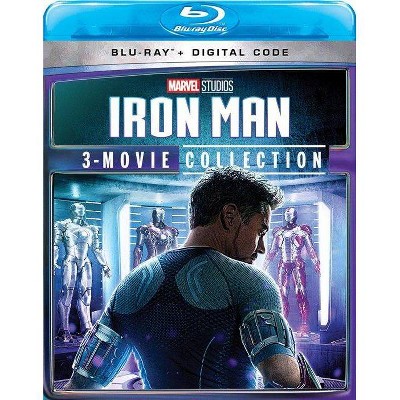 Iron Man: 3-Movie Collection (Blu-ray + Digital)(2021)