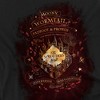 Harry Potter Celestial Marauders Map Adult T-Shirt Black - 2 of 4