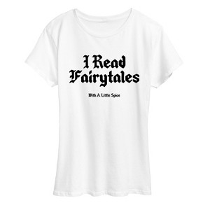 Women's - Instant Message - Read Spice Fairytales Short Sleeve Graphic T-Shirt - 1 of 4