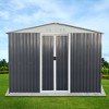 Outdoor Storage Shed, Weatherproof Metal Tool Shed with Vents & Windows, with Lockable Door for Backyard Garden Patio Lawn - 2 of 4