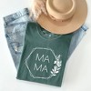 Simply Sage Market Women's Mama Floral Hexagon Short Sleeve Garment Dyed Tee - 3 of 4