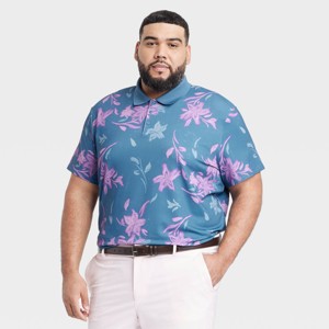 Men's Textured Polo Shirt - All In Motion™ - 1 of 3