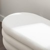 ModernLuxe Velvet/Boucle Fabric Storage Bench with Wood Legs - Ideal for Living Room & Bedroom - 4 of 4