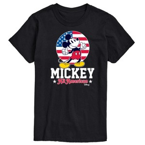 Men's - Disney - All American Mickey Short Sleeve Graphic T-Shirt - 1 of 4