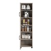 RealRooms Tindall 2 Door Kitchen Pantry Cabinet, Gray Oak - 4 of 4