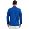 INSPIRE CHIC Men's Classic Regular Fit Solid Color Long Sleeves Business Golf Polo Shirt - 3 of 4
