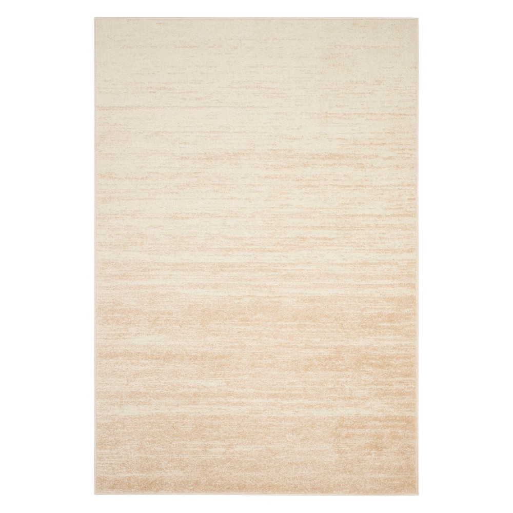 4'X6' Ombre Design Area Rug Champagne/Cream - Safavieh