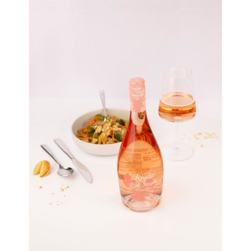 Risata Pink Moscato Wine - 750ml Bottle, 2 of 6