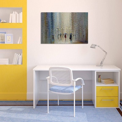 Under A Rainy Sky Giclée Canvas Landscape Wall Art