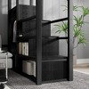 KWPZQEB Loft Bed with Storage Stairs, Heavy Duty Metal Loft Bed Frame with Built-in Storage Shelves & Wardrobe for Teens, Easy Assembly - 4 of 4