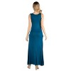 24seven Comfort Apparel Maternity Scoop Neck Maxi Pocket Dress - 3 of 4