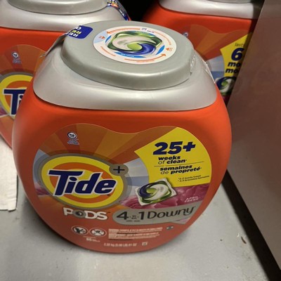 Tide Capsules de détergent à lessive liquide Tide PODS avec Downy, parfum  April Fresh, 54