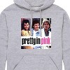 Men's - Pretty in Pink - Duckie & Blane Graphic Fleece Pullover Hoodie - 2 of 4