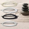 Evideco French Home Goods Elegant Metal Curtain Tiebacks, Oval Design for Easy Install – Perfect for Drapes, Curtains, and Sheer Panels - 4 of 4