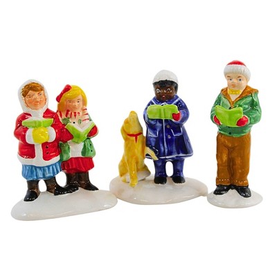 Enesco 2.5 Inch Here We Come A'caroling The Original Snow Village Series Village Figurines