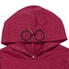 Harry Potter Hogwarts Hedwig Owl Slytherin Hufflepuff Ravenclaw Girls French Terry Pullover Hoodie Toddler to Big Kid - 3 of 4