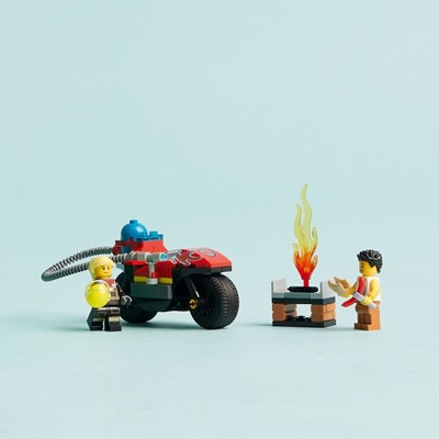 LEGO City Fire Rescue Motorcycle Toy Building Set 60410_2