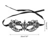 Unique Bargains Lace Half Face Party Mask Black 1 Pc - 2 of 4