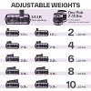 Adjustable Ankle Weights 1 Pair 2 4 6 8 10 Lbs Leg Weight Straps for Women Men - 4 of 4