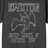 Led Zeppelin Falling Icarus 1977 Men's Crew Neck Short Sleeve T-shirt - 2 of 2