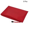 Unique Bargains Waterproof Cloth Zipper Home Office Travel File Bags 5 Pcs - 3 of 4