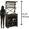 Howard Miller 695138 Howard Miller Red Mountain Wine Cabinet 695138 Rustic Hardwood - 3 of 3