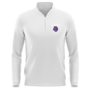 Men's City College of New York Adult Active Sport 1/4 Zip Pullover Left Chest Logo - 1 of 4