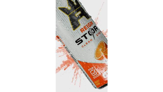 Reign Storm Valencia Orange Energy Drink - 12 fl oz Cans, 2 of 7, play video