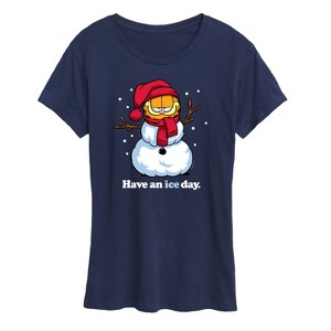 Women's - Garfield - Have An Ice Day Short Sleeve Graphic T-Shirt - 1 of 4