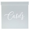 OnDisplay 10" Luxe Acrylic Clear Wedding Card Box w/Lid - Lucite Gift/Money Box - 2 of 4