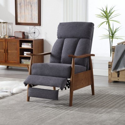NicBex Accent Chair with Wooden Frame,Modern Arm Chair,Adjustable Recliner Chair for Bedroom,Reading Room
