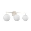 JONATHAN Y Louis Parisian Globe Metal/Frosted Glass Modern Contemporary LED Vanity Light - 3 of 4