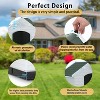 FDW 28/32/39 Inch Spacious Plastic Dog House Dog Kennel with Ventilated Roof Removable Tray for Easy Cleaning and Ideal for Small to Medium Dogs - 4 of 4