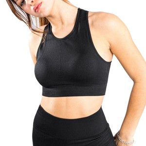 Venum Sparring Seamless Sports Bra - Black - 1 of 2