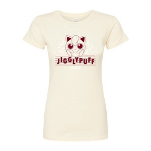 Women's - Pokémon - Jigglypuff On Staff Fitted Graphic T-Shirt - 1 of 3