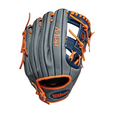 Wilson A450 11.5" Baseball Glove - Gray/Blue/Orange