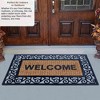 Gardenised Heavy Duty Coco Coir Doormat with Non Slip PVC Baking Embossed Welcome Design Coconut Fiber Floor Mat 18x30" - 3 of 4