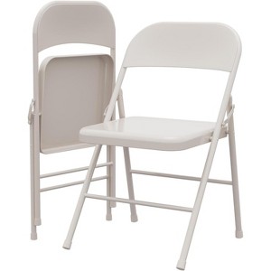 homfan  Meta lFolding Chairs Portable Kitchen Chair Foldable ，350lb Weight - 1 of 4
