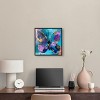 Art Remedy Jewel Toned Butterfly Colorful buterfly and flowers wall art Framed - 2 of 4